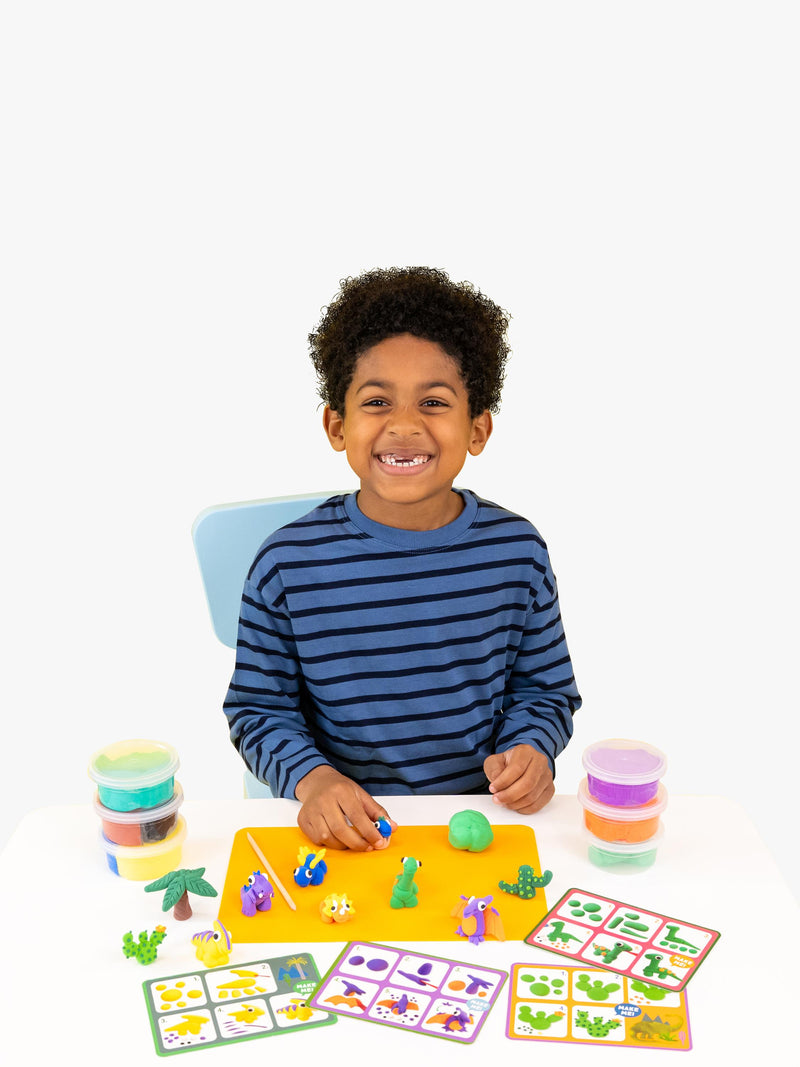 Floss & Rock dinosaur clay modelling kit (British brand)