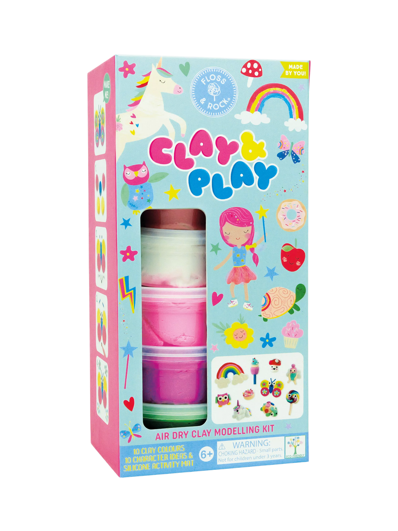 Floss & Rock Rainbow Fairy clay modelling kit, imported from the UK
