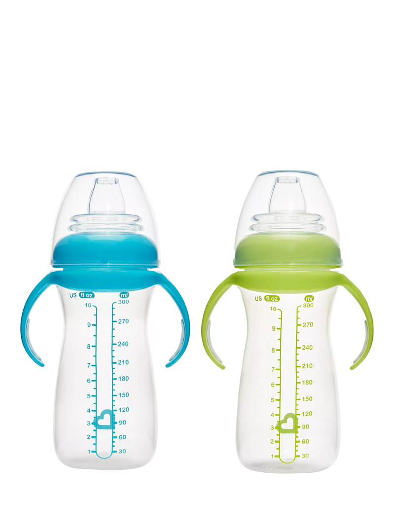 Munchkin transition cup set Blue/Green 10oz - British product