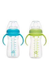 John Lewis Munchkin Gentle Transition First Cup Set of 2, Blue/Green, 10oz Baby Training Cup- Buy online at McGrocer