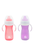Munchkin first cup set of 2 in pink and purple - British product