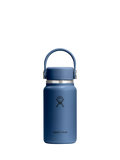 Micro Hydro Double Wall Vacuum Insulated Stainless Steel Drinks Bottle with Removable Strap, 200ml, Harbor Blue