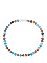 John Lewis BARTLETT LONDON Gemstone Rondelle Stretch Bracelet Silver- Buy online at McGrocer
