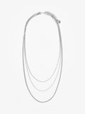 Mint Velvet triple chain layered gold necklace, UK version