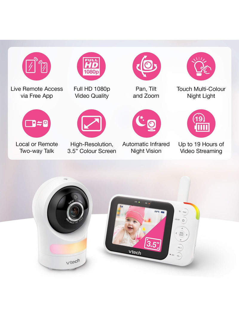 VTech RM4761HD smart Wi-Fi baby monitor, UK version