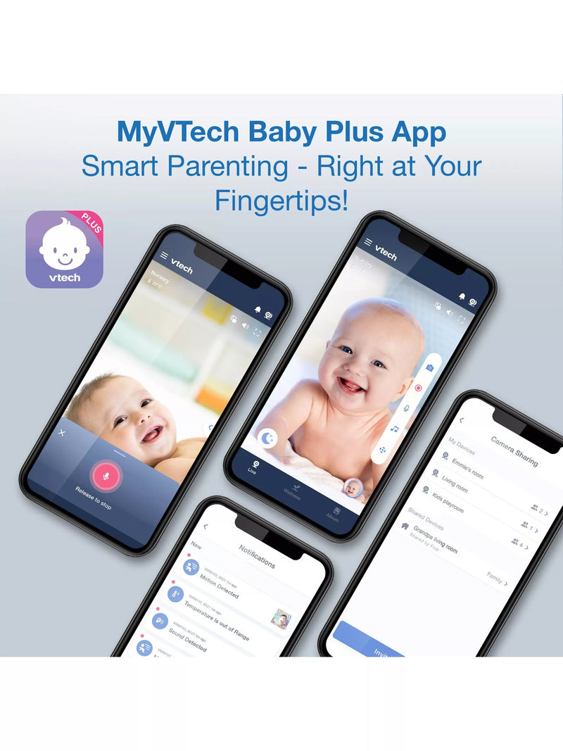 VTech RM4761HD smart Wi-Fi baby monitor, UK version