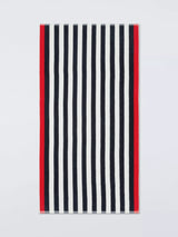 John Lewis John Lewis Stripe Velour Beach Towel 160 x 86cm- Buy online at McGrocer