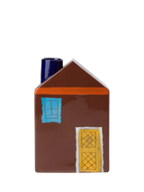 John Lewis The Conran Shop Oddments Glazed Ceramic House Vase, Brown- Buy online at McGrocer