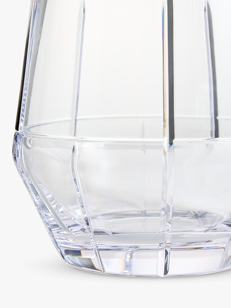 Vera Wang Luxe Graphite crystal ice bucket vase H16cm, imported from the UK