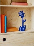 Conran Shop Oddments ceramic flower ornament ink blue, imported from the UK