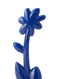 Conran Shop Oddments ceramic flower ornament ink blue, imported from the UK