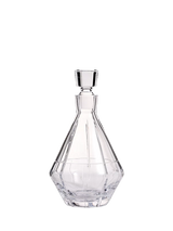 John Lewis Vera Wang Luxe Graphite Cut Glass Crystal Decanter 850ml Clear- Buy online at McGrocer