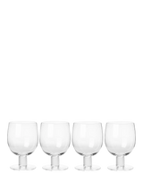 John Lewis The Conran Shop Grove Short Stem Wine Glass, Set of 4, Clear- Buy online at McGrocer