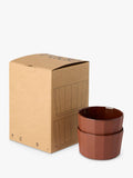 The Conran Shop Shapes porcelain bowl set cacao 10cm (British brand)
