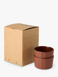 The Conran Shop Shapes porcelain bowl set cacao 10cm (British brand)