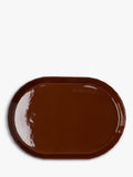 The Conran Shop oval porcelain platter cacao 32cm, imported from the UK