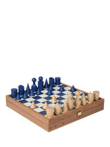 John Lewis The Conran Shop Milos Wooden Chess Set Navy- Buy online at McGrocer