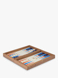 The Conran Shop Milos wooden travel backgammon set, UK version
