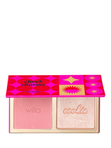 John Lewis Benefit Cheek Charms Limited Edition Highlighter Palette Willa Blush/Cookie 6.5g- Buy online at McGrocer