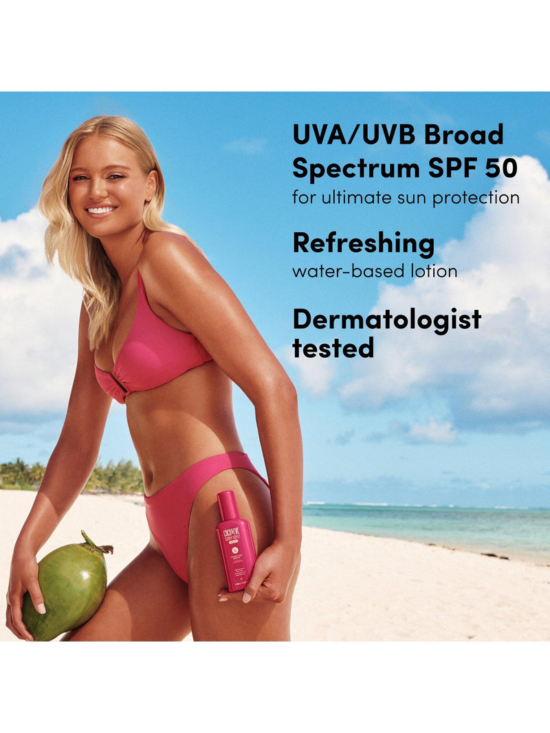 Coco & Eve Body Milk SPF 50 200ml, imported from the UK