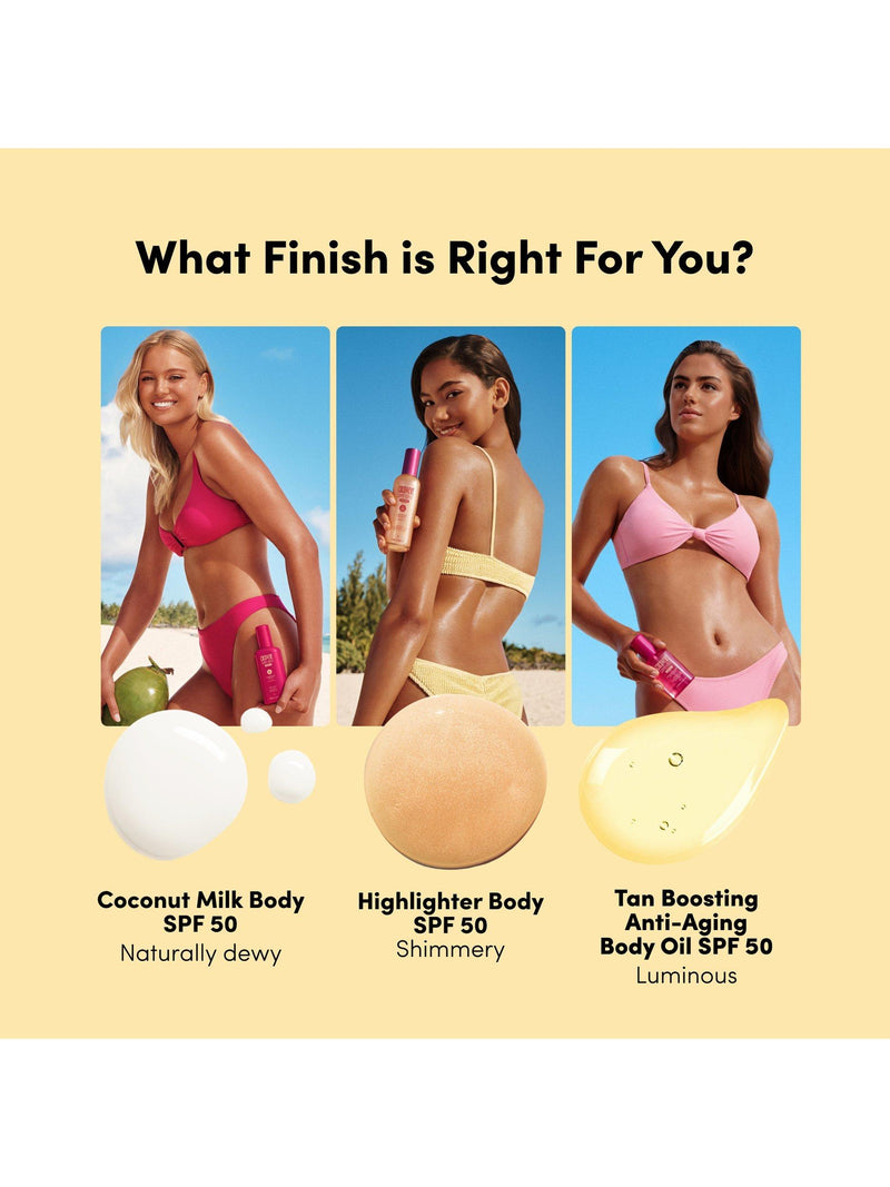 Coco & Eve highlighter body SPF 50 150ml (British brand)