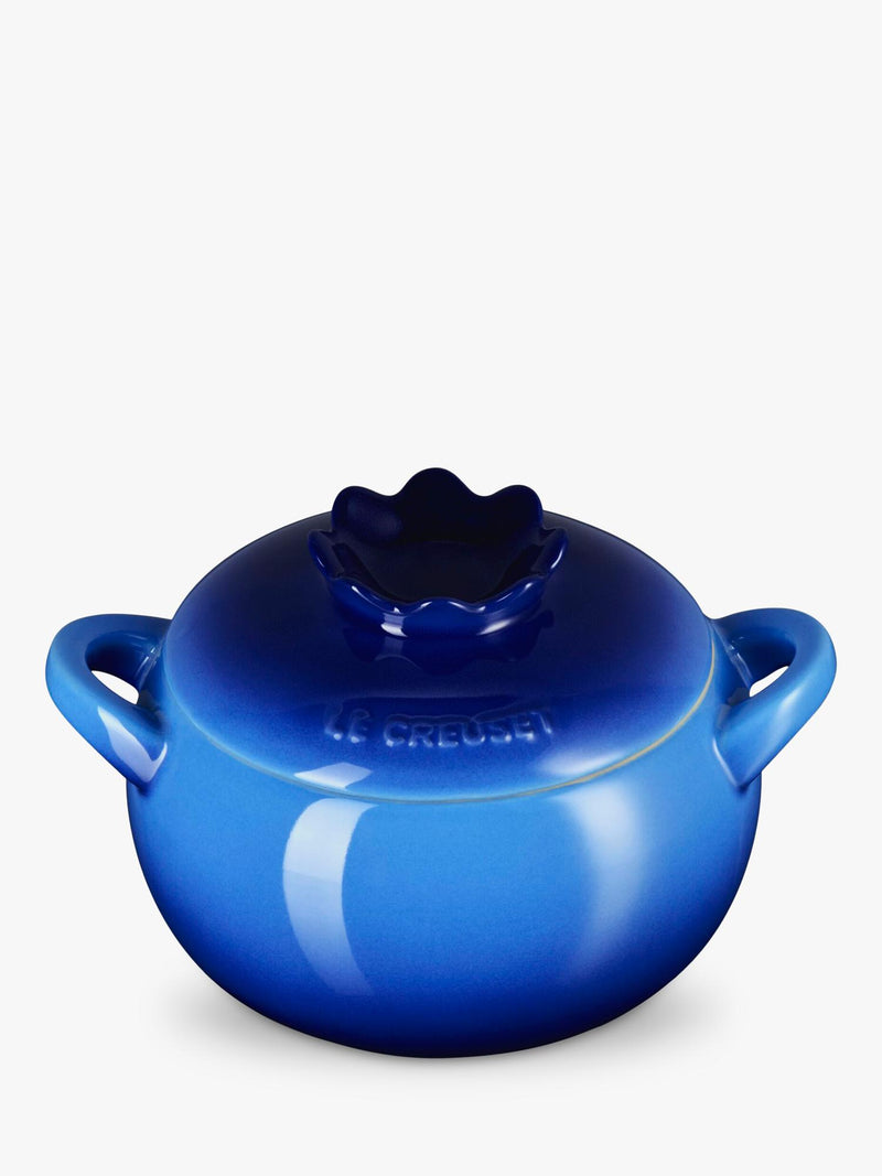 Le Creuset stoneware blueberry petite casserole 480ml - British product