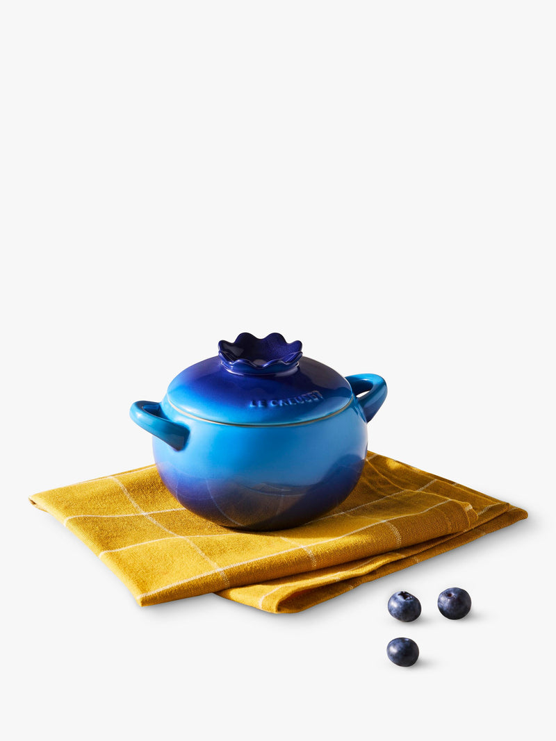 Le Creuset stoneware blueberry petite casserole 480ml - British product