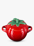 Le Creuset stoneware strawberry petite casserole Cerise (British brand)