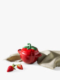 Le Creuset stoneware strawberry petite casserole Cerise (British brand)