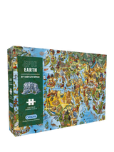 John Lewis Gibsons Epic Earth Animal Map Jigsaw Puzzle 1000 Pieces- Buy online at McGrocer