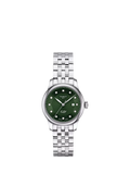Tissot Le Locle automatic watch green dial diamonds (British brand)