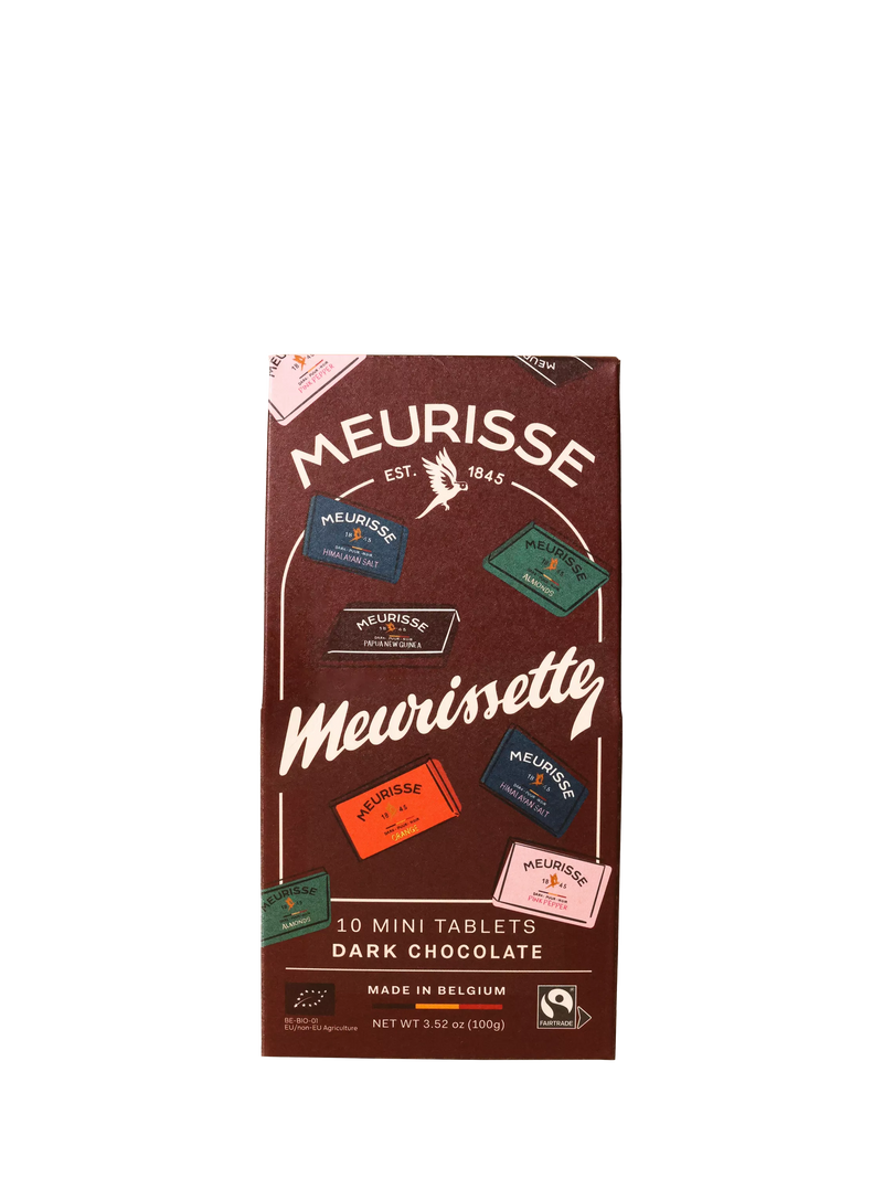 Meurisse dark chocolate selection box 100g (British brand)