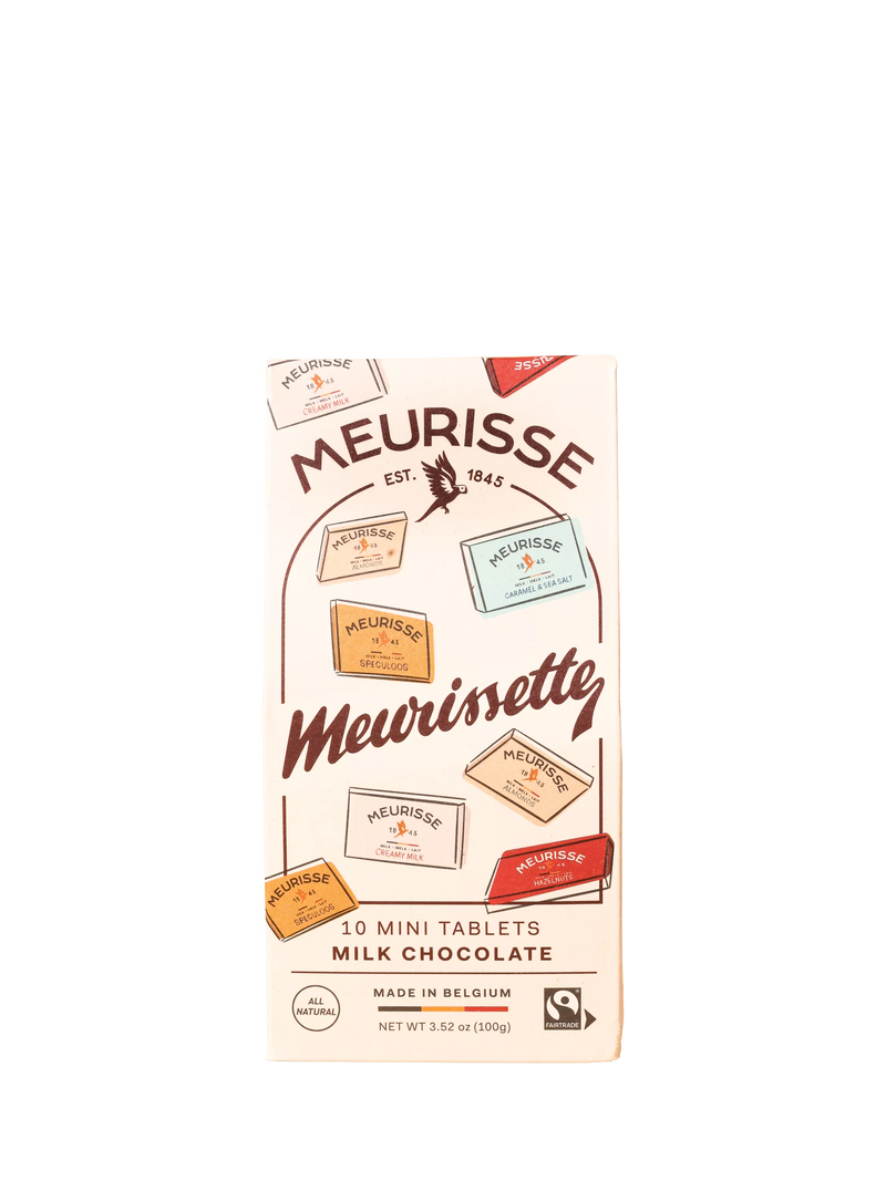 Meurisse milk chocolate selection 100g (British brand)
