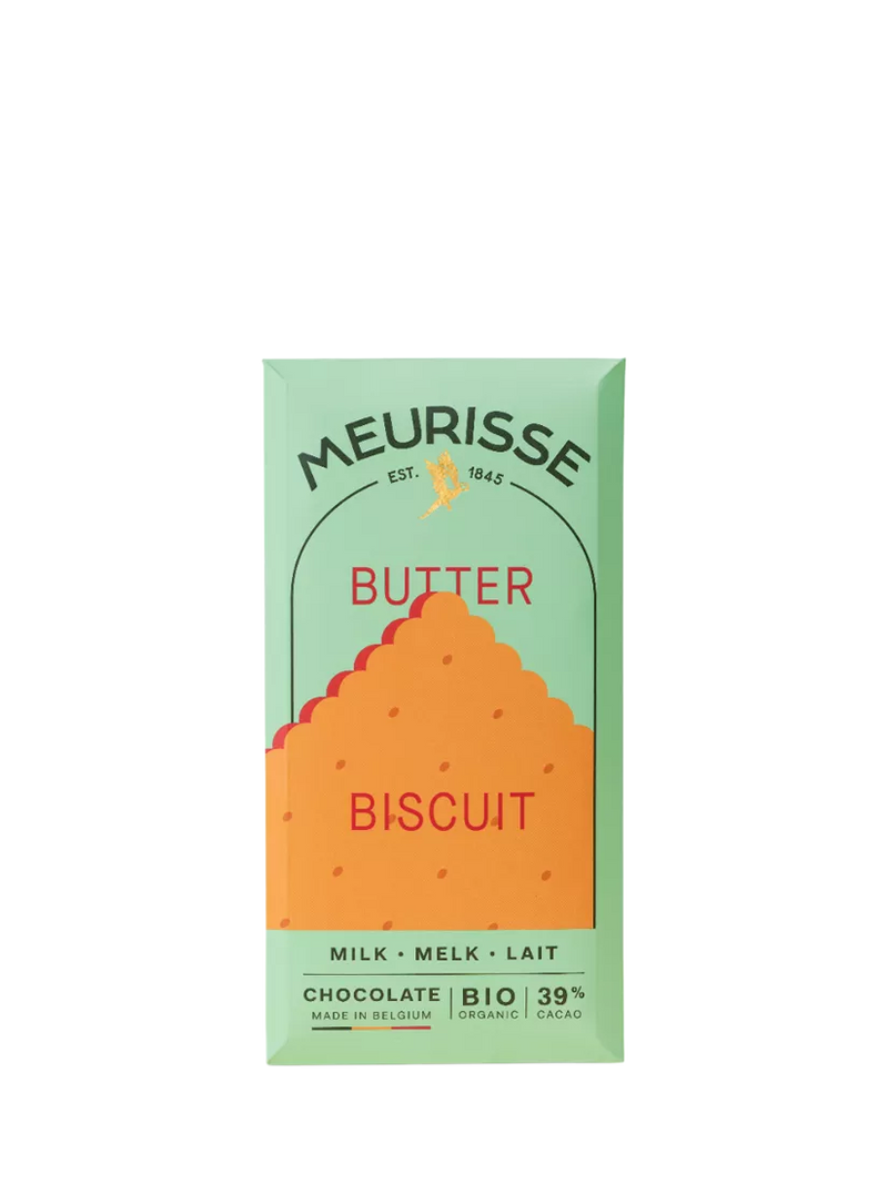 Meurisse Milk Chocolate Butter Biscuit 100g - British product