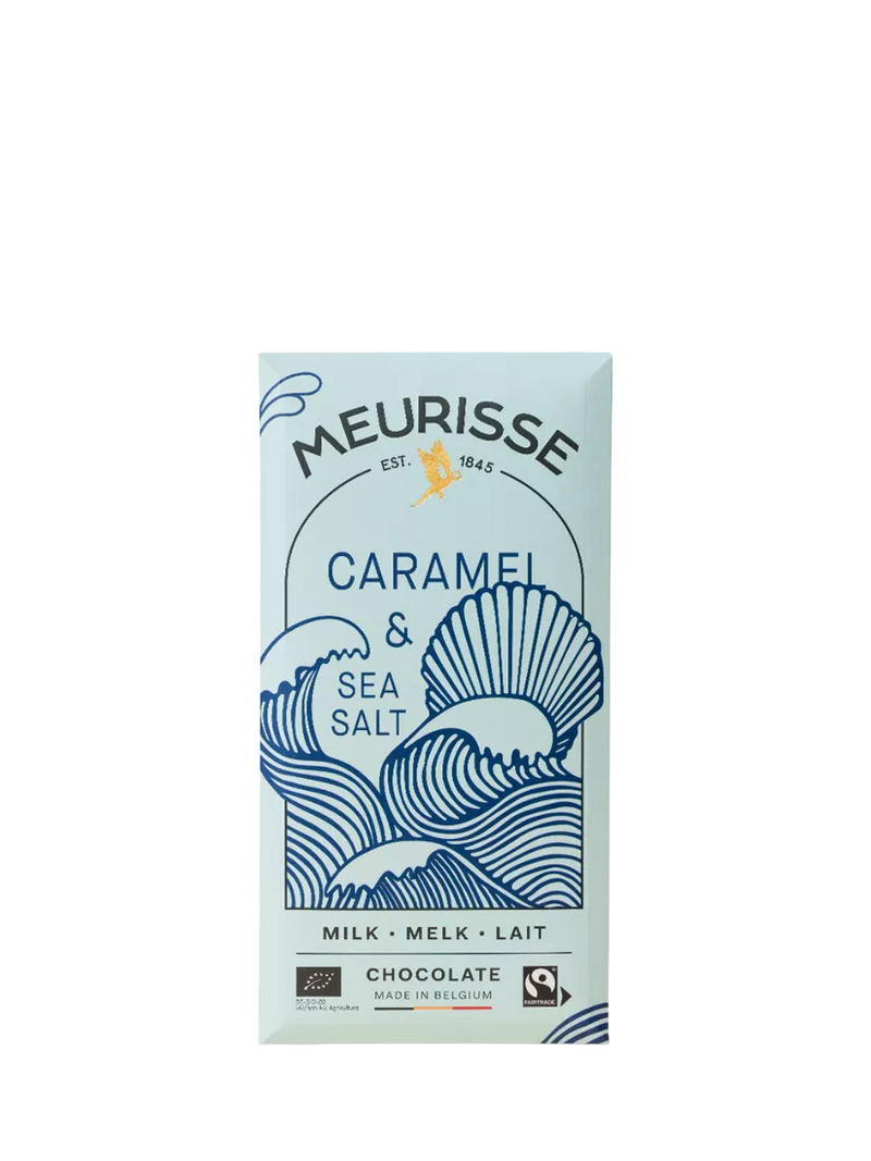 Meurisse milk chocolate caramel sea salt 100g (British brand)