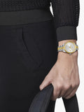 Tissot Ballade women's watch silver two-tone stainless steel, UK version