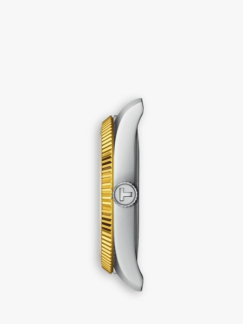 Tissot Ballade women's watch silver two-tone stainless steel, UK version