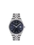 Tissot Ballade men's watch blue dial silver bracelet 40mm (British brand)