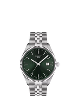 John Lewis Tissot Ballade Date Men's Watch Green Dial Stainless Steel Bracelet 40mm- Buy online at McGrocer