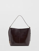 John Lewis Mango Antonia Shoulder Bag Dark Brown- Buy online at McGrocer