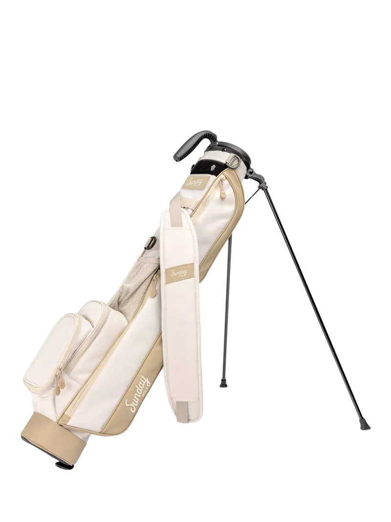 Sunday Golf Golf Bag with Stand, Toasted Almond
