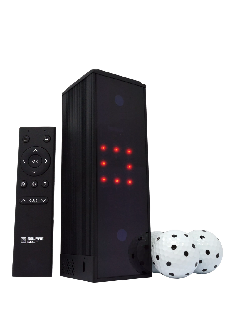 Square Golf indoor launch monitor with swing stick - British product
