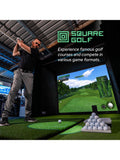 Square Golf indoor launch monitor with swing stick - British product