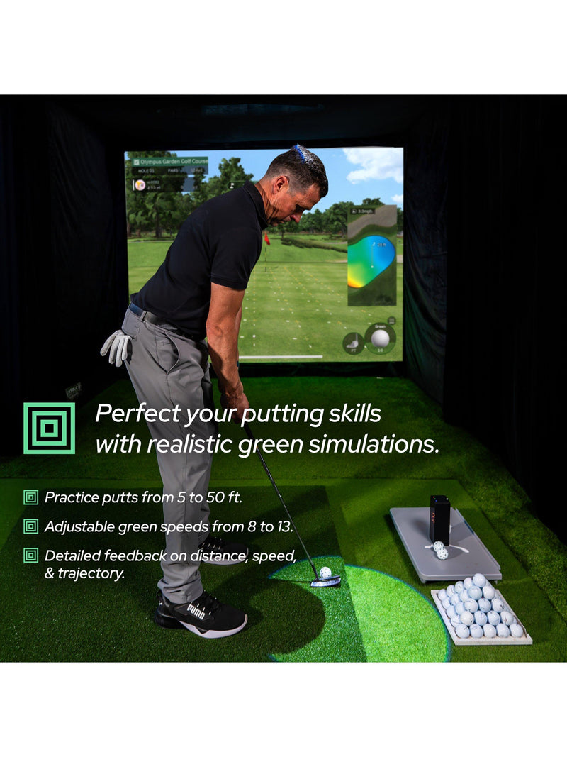 Square Golf indoor launch monitor with swing stick - British product