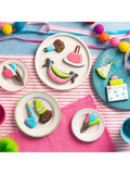 Biscuiteers hand-iced chocolate biscuits birthday tin 150g, UK version