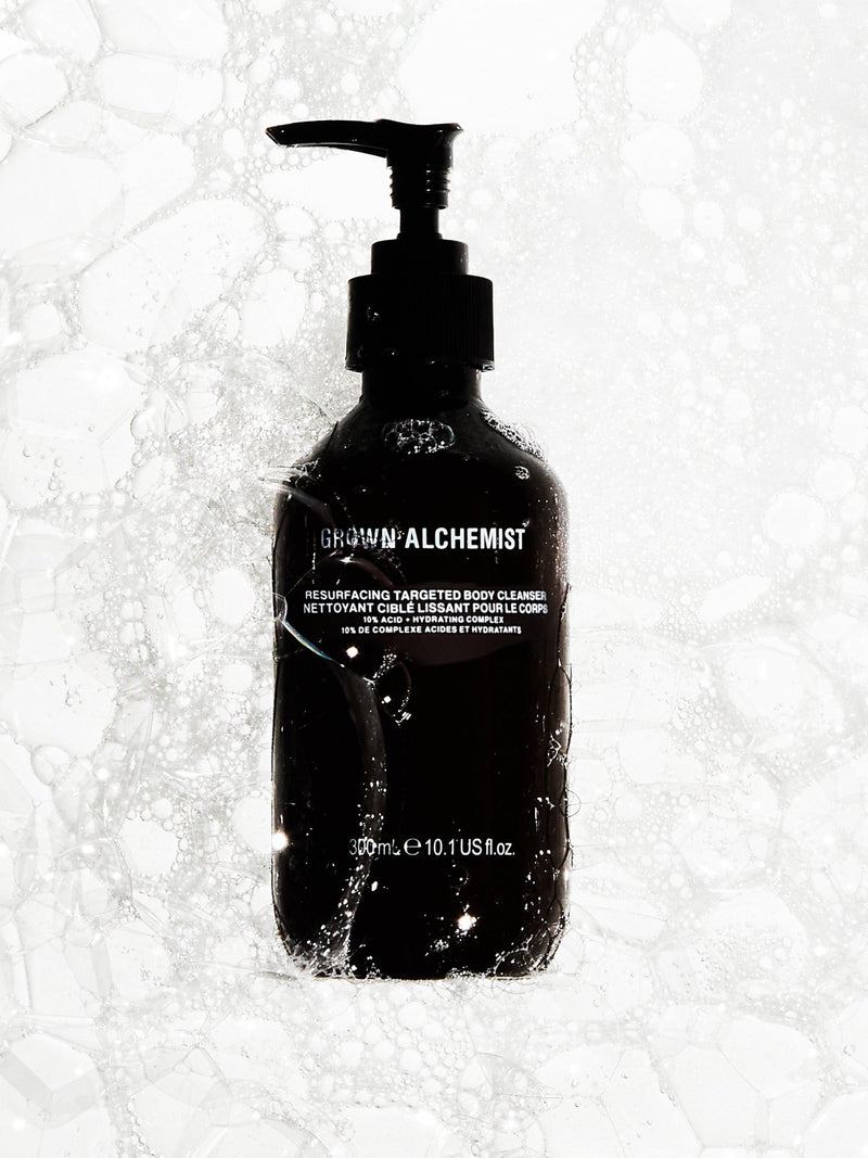Grown Alchemist Resurfacing Body Cleanser 300ml, imported from the UK
