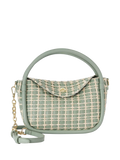 Dune London Dinideliberate Woven Grab Bag, Sage