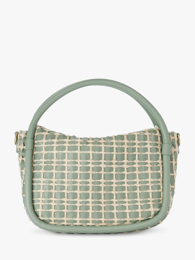 Dune London Dinideliberate woven grab bag compact - British product