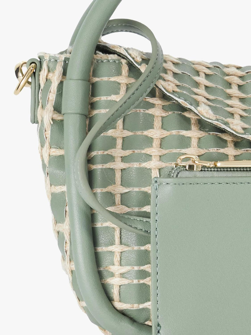 Dune London Dinideliberate woven grab bag compact - British product