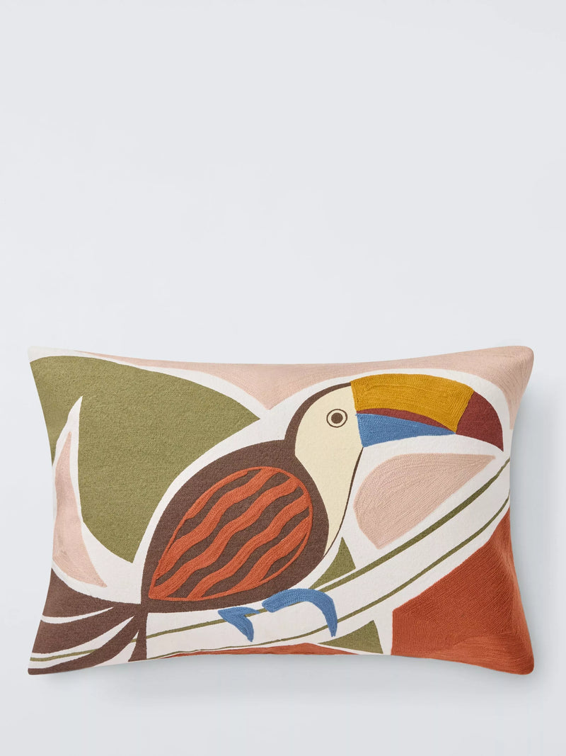 John Lewis Terry Toucan rectangular cushion 40x60cm, imported from the UK